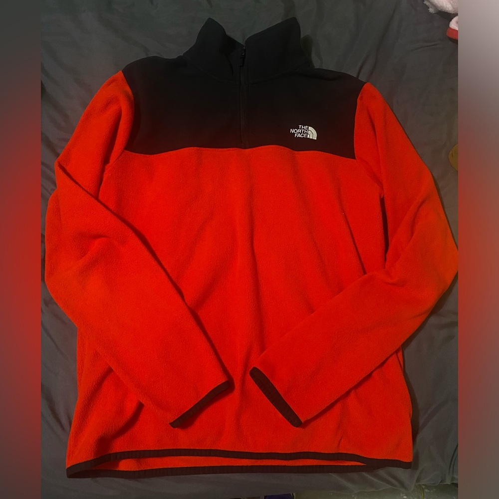 The North Face Fleece Pullover Sweater Men Size Medium
Red/Orange